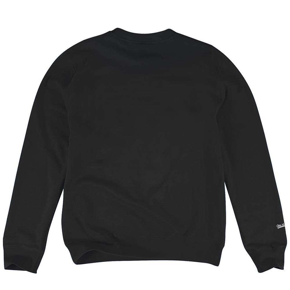 Los Angeles Lakers Mitchell & Ness NBA Team Wordmark Crew Jumper - Black