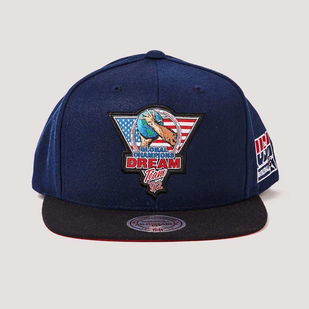 1992 USA Dream Team Mitchell & Ness NBA Global Champs Snapback Hat - Navy
