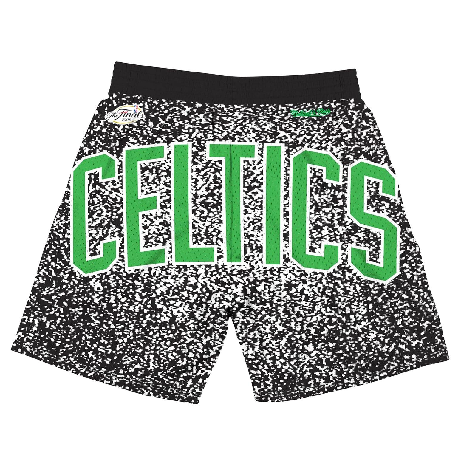 Boston Celtics Mitchell & Ness NBA Jumbotron Subliminated Shorts