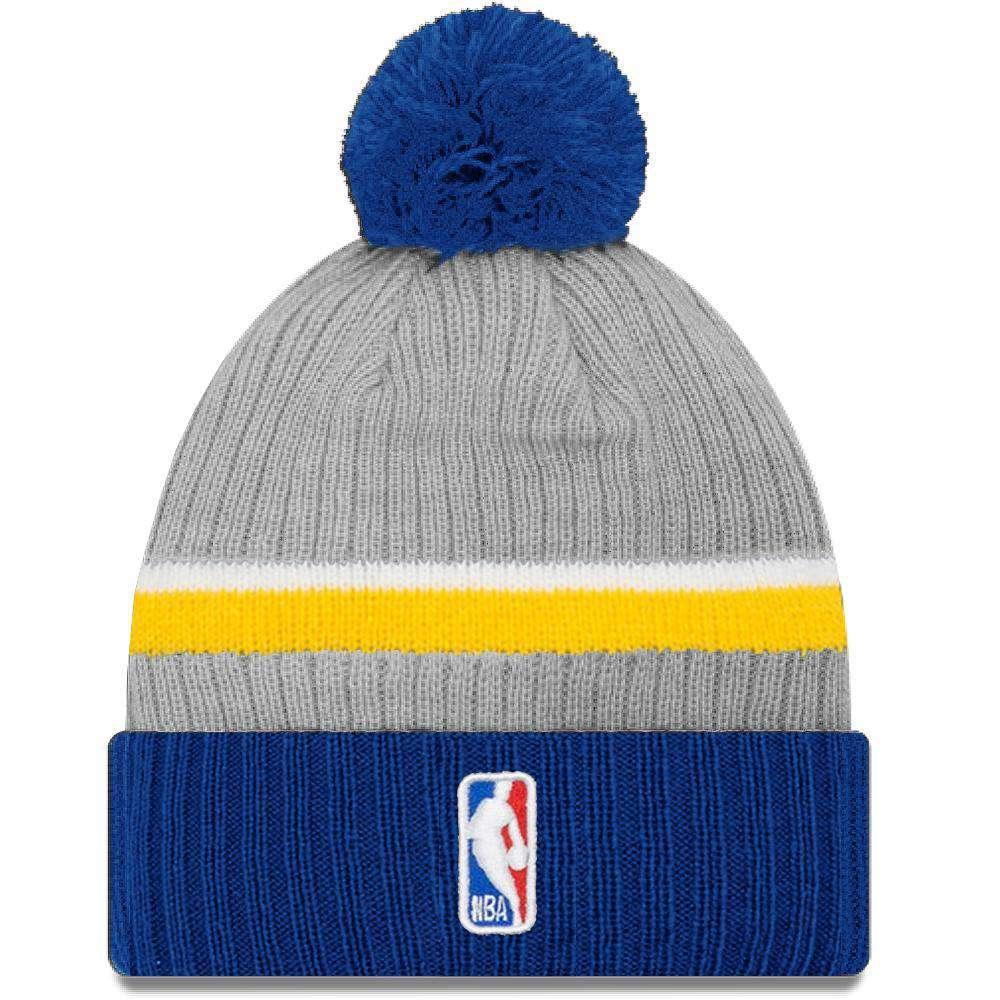 Golden State Warriors New Era 2019 NBA Draft Knit Beanie - Heather
