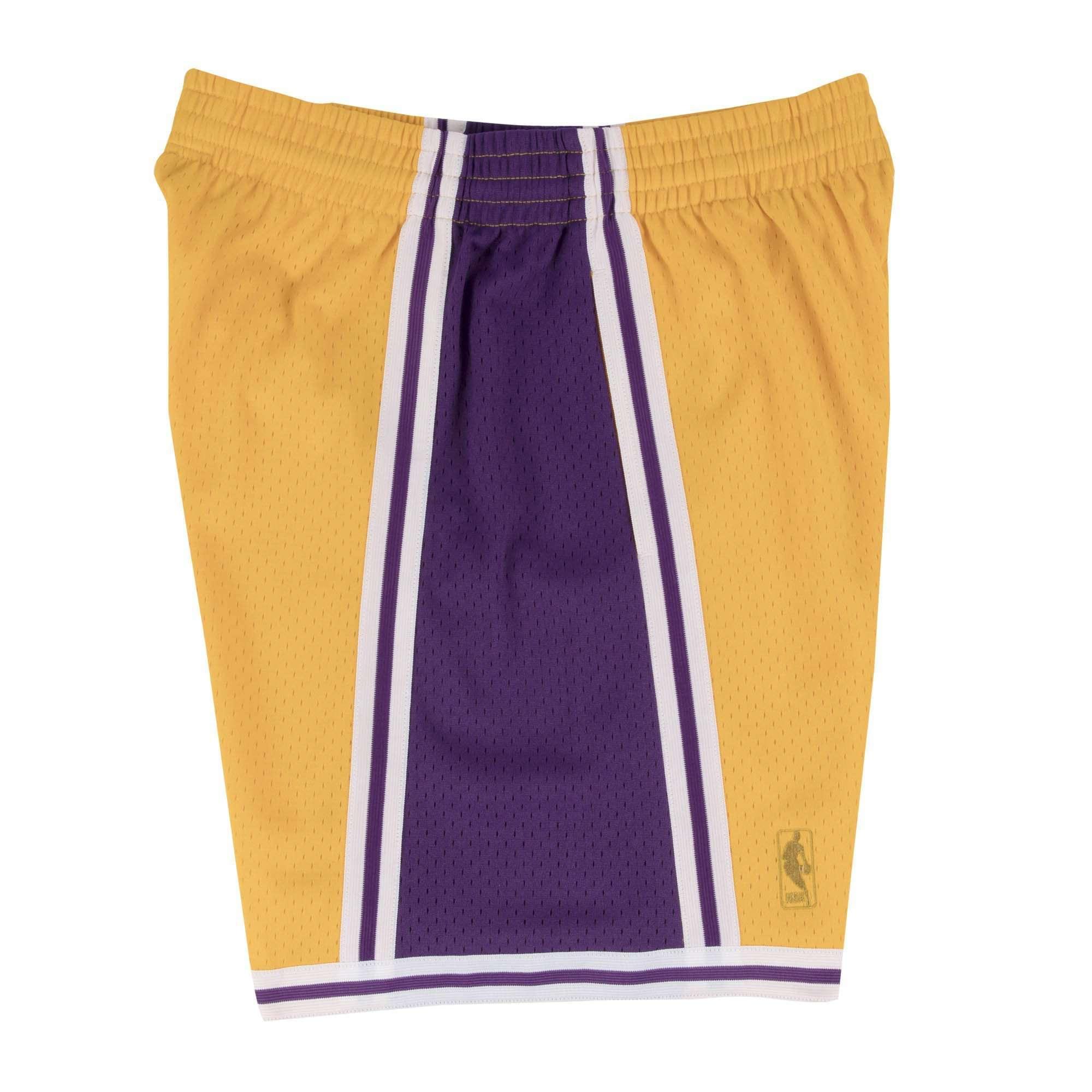 Los Angeles Lakers Mitchell & Ness NBA Swingman Shorts - Gold