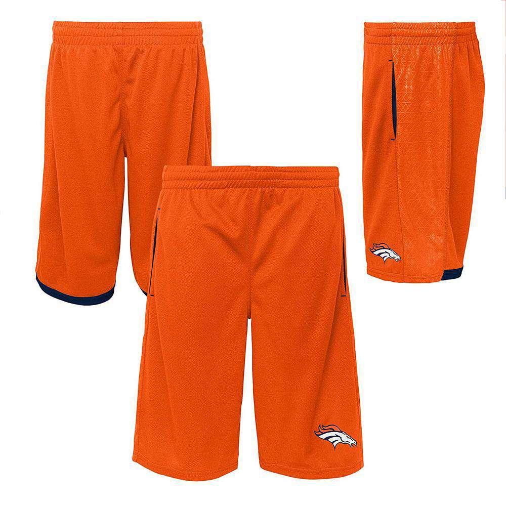 Youths Denver Broncos Outerstuff NFL Performance Vector Shorts - Orange