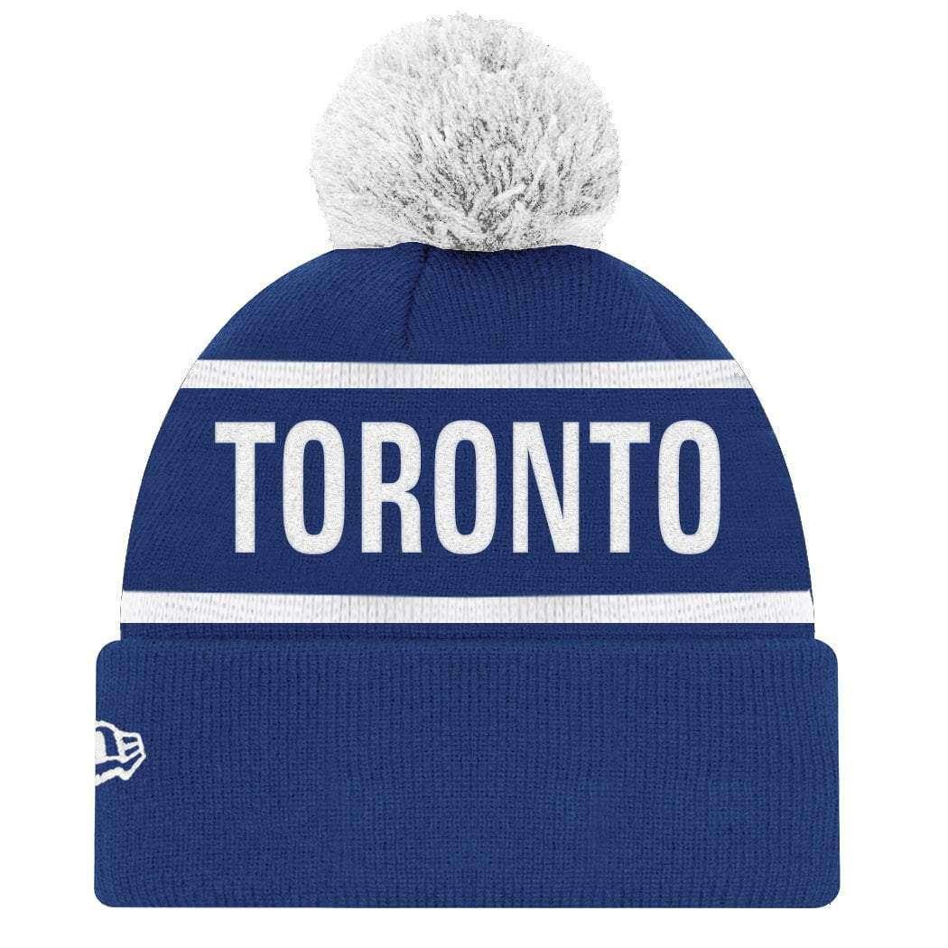 Toronto Blue Jays New Era MLB Team Home Run Knit Beanie - Blue