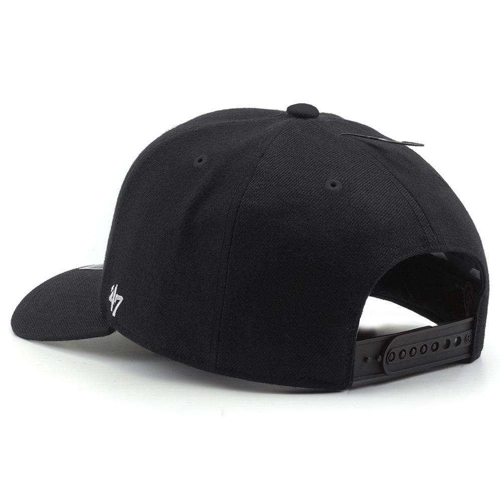 Boston Bruins '47 NHL Audible DB Pre-Curved Snapback Hat - Black
