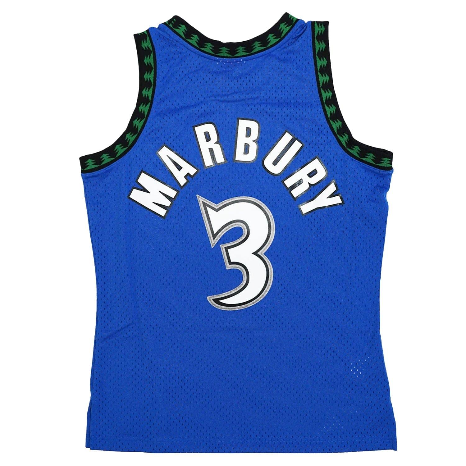Stephon Marbury Minnesota Timberwolves Mitchell & Ness NBA 96-97 Swingman Jersey - Blue