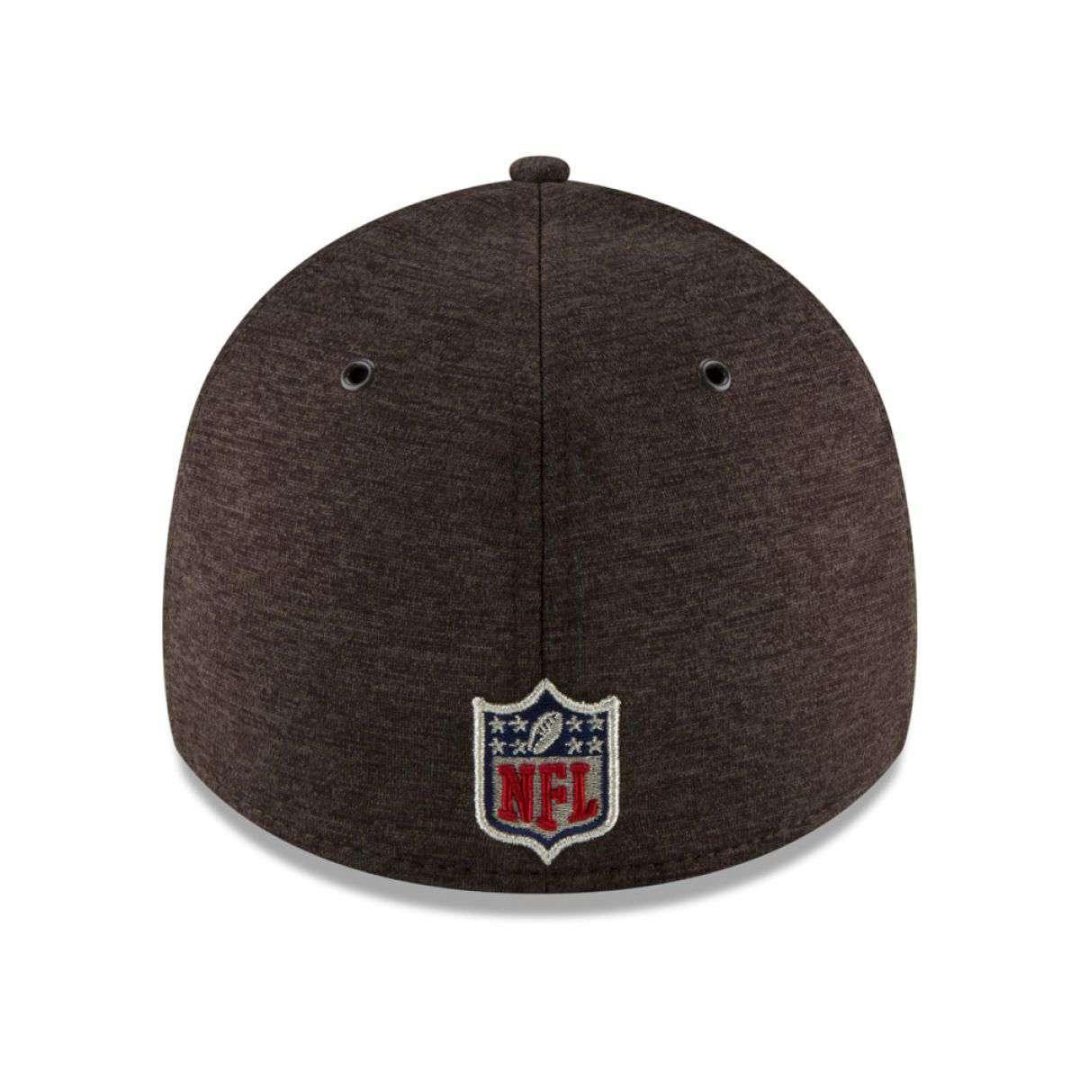 Cleveland Browns New Era NFL 2018 Sideline 39THIRTY Stretch-Fit Curved Hat - Brown
