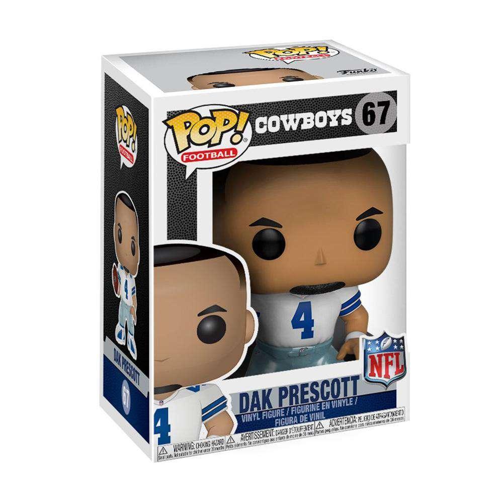 Dak Prescott Dallas Cowboys NFL Funko Pop Vinyl 3.75" Figure - White