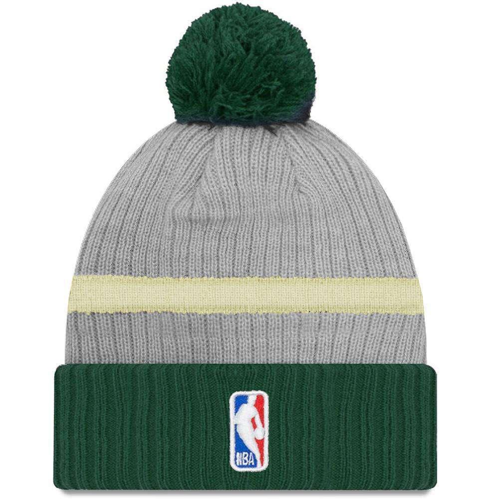Milwaukee Bucks New Era 2019 NBA Draft Knit Beanie - Heather