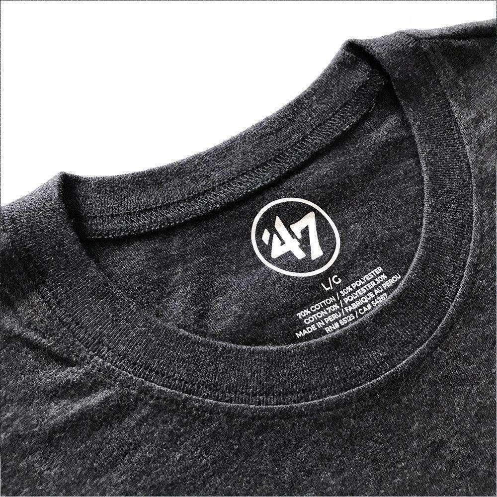 New York Yankees '47 MLB Black Imprint T-Shirt - Charcoal Marle
