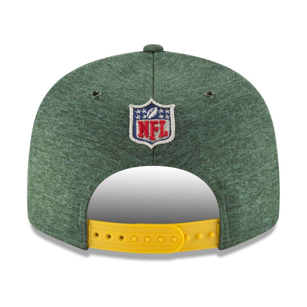 Green Bay Packers New Era NFL 2018 Sideline 9FIFTY Snapback Hat - Green