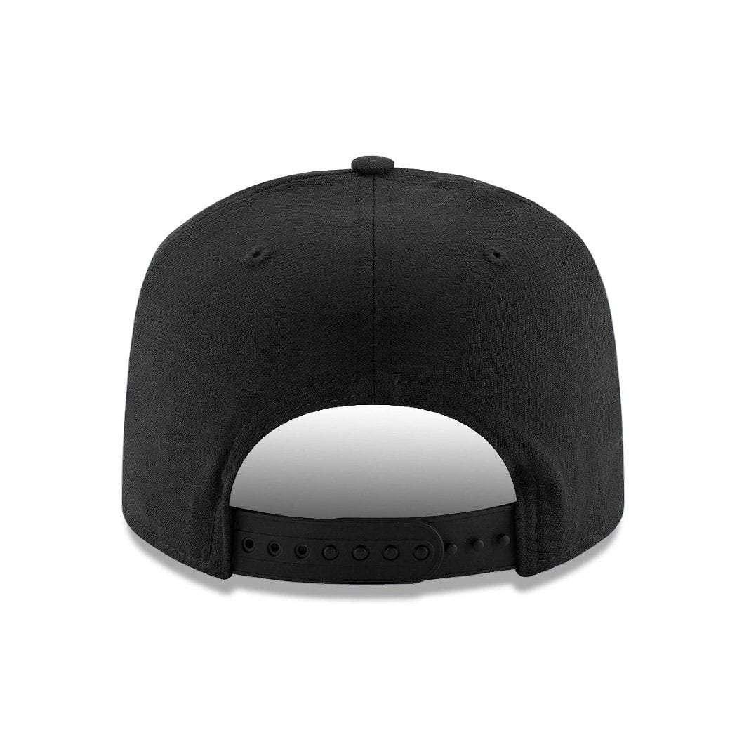 Infants Toronto Raptors Outerstuff NBA All Black Pinch Curve Snapback Hat
