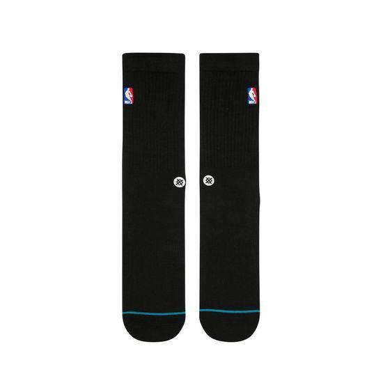 Stance NBA Logoman Casual Crew Socks - Black