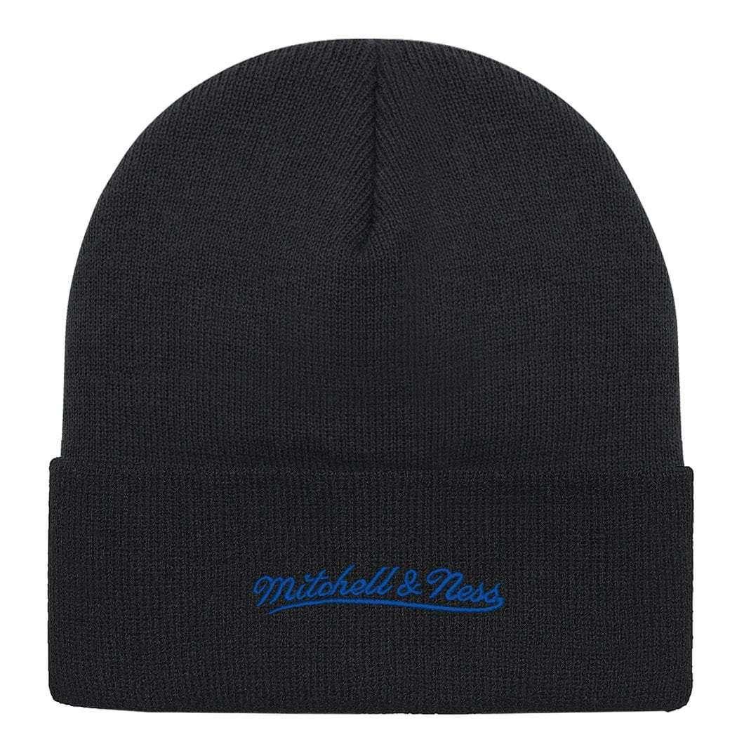 Golden State Warriors Mitchell & Ness NBA HWC Logo Cuff Knit Beanie - Black