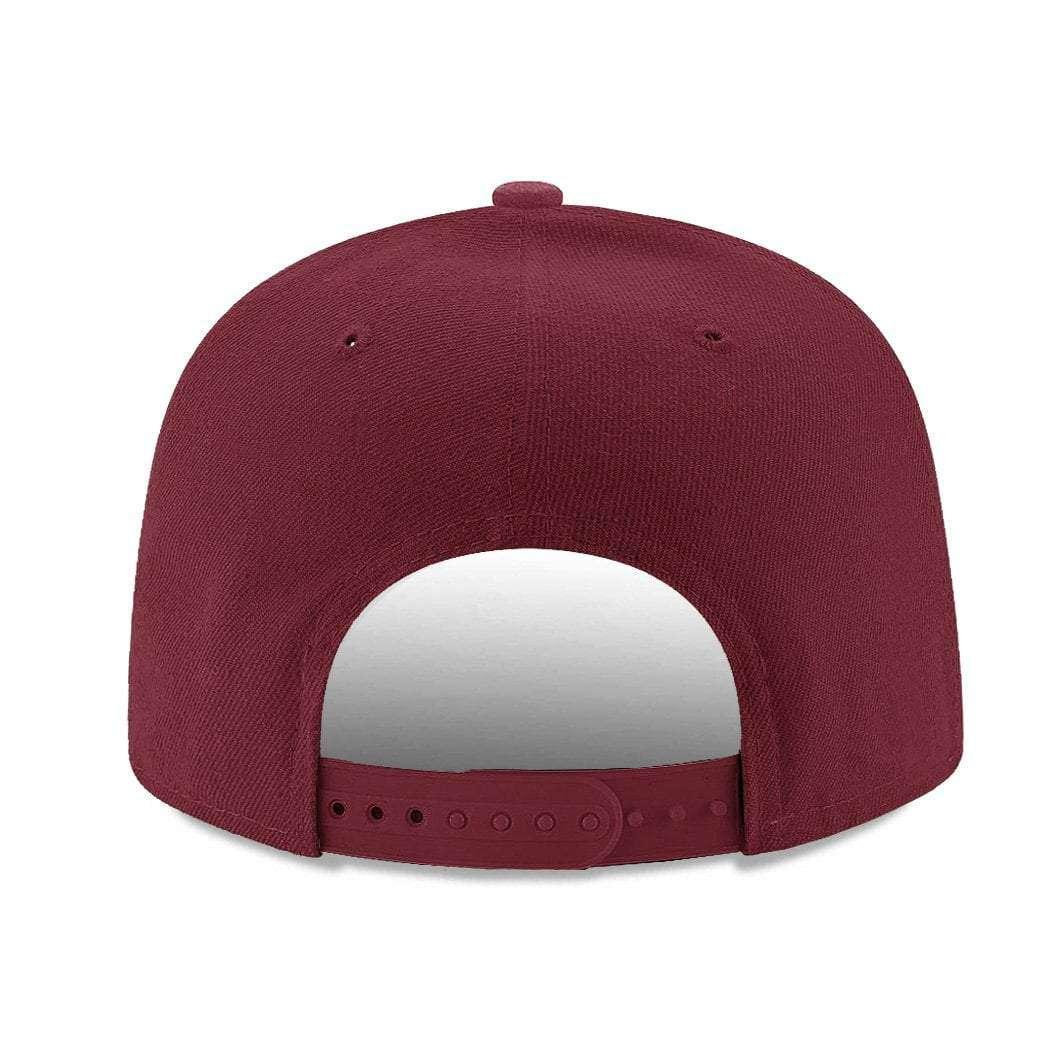 Cleveland Cavaliers New Era NBA Team Stretch Snap 9FIFTY Curved Snapback Hat - Burgundy
