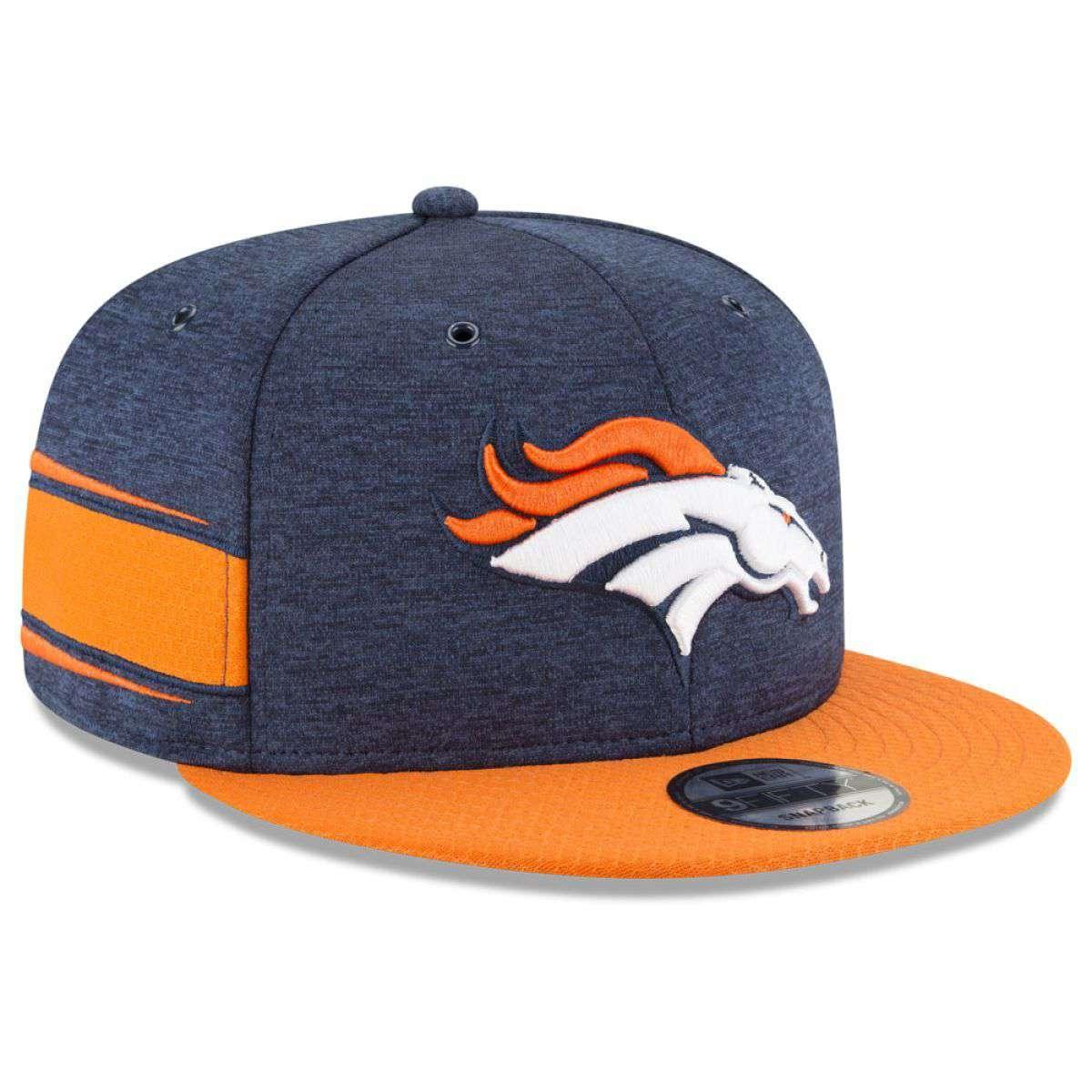 Denver Broncos New Era NFL 2018 Sideline 9FIFTY Snapback Hat - Navy