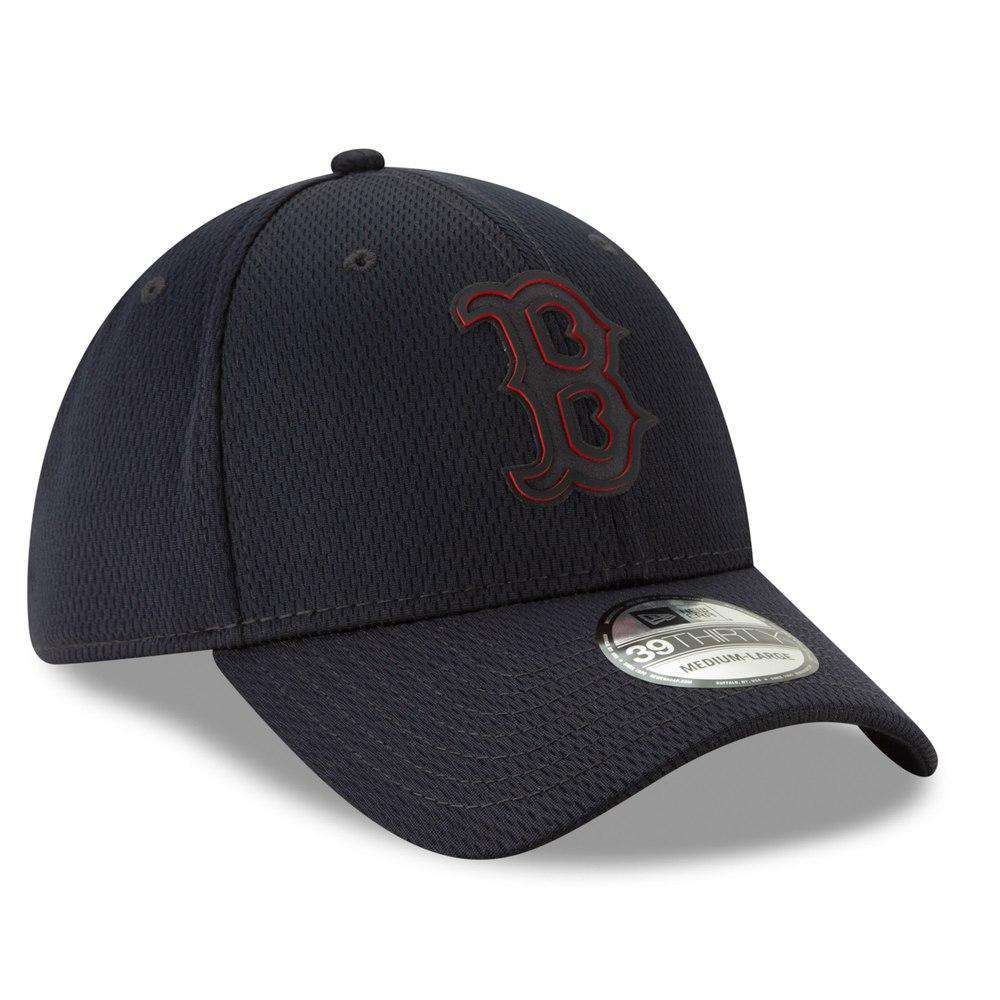 Boston Red Sox New Era MLB 2019 Clubhouse 39THIRTY Stretch-Fit Hat - Navy