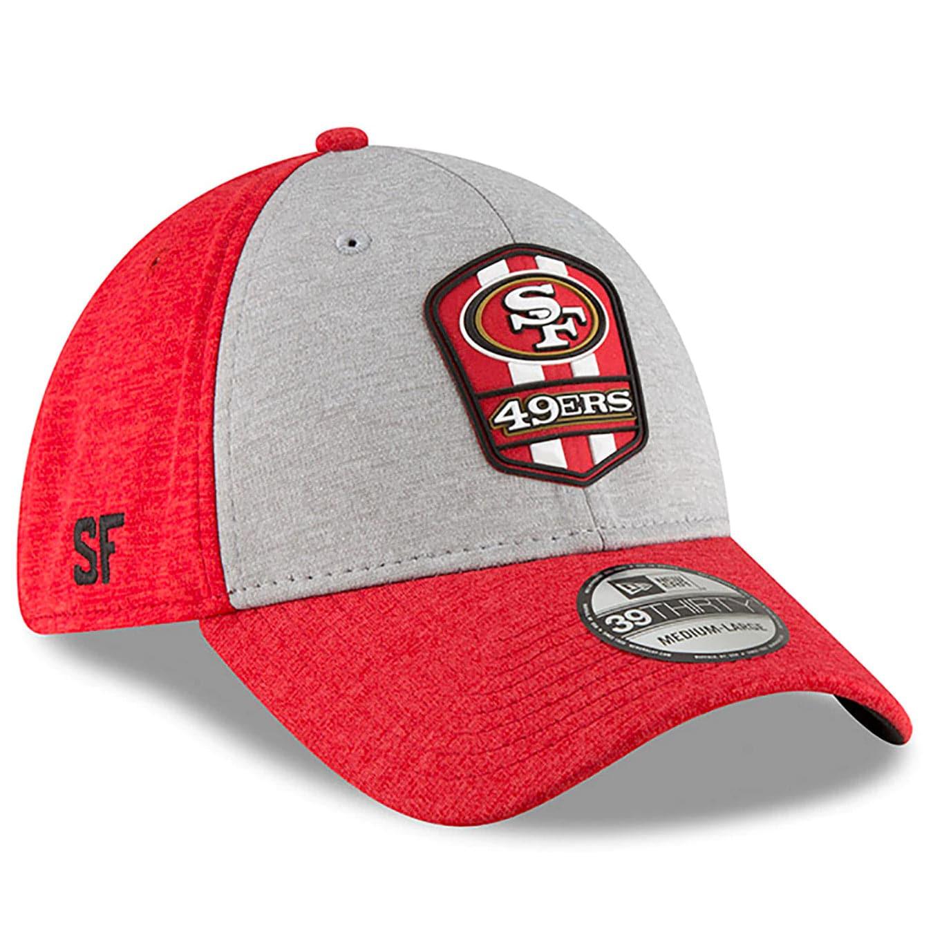 San Francisco 49ers New Era NFL 2019 Sideline Road 39THIRTY Curve Hat