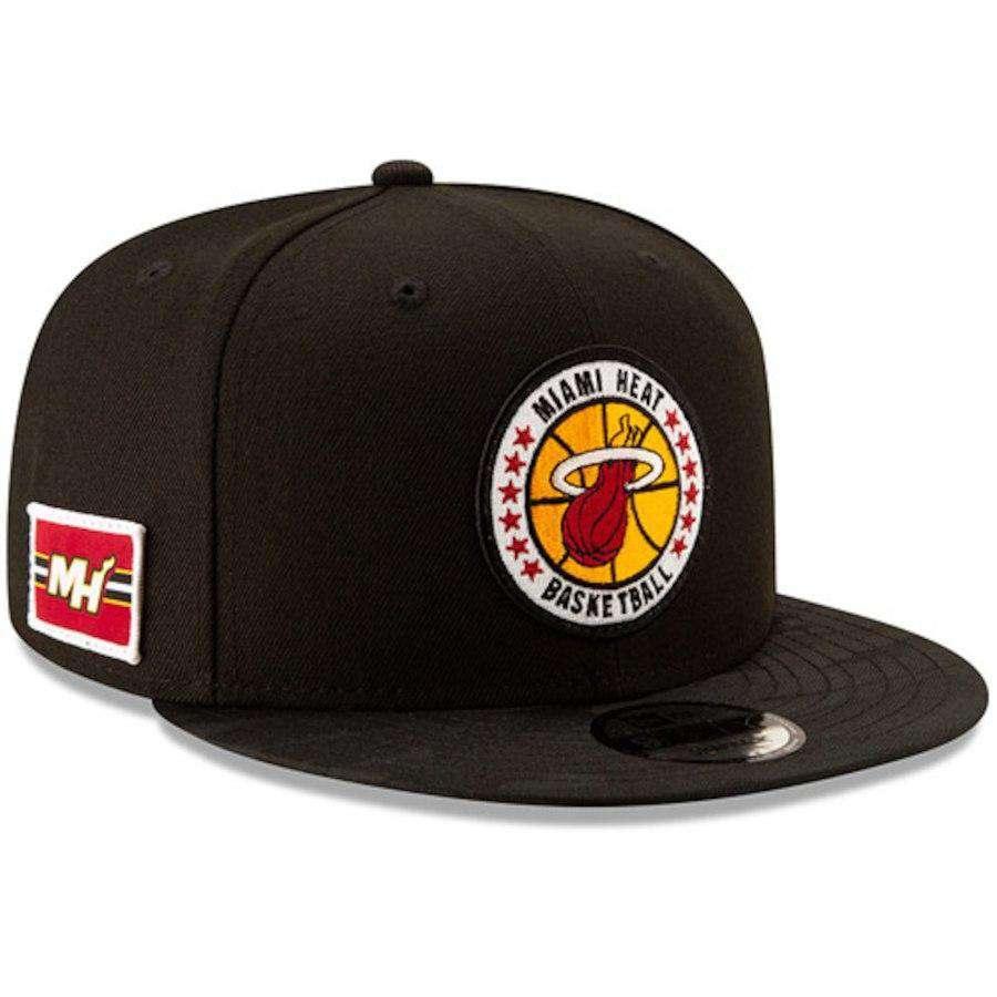 Miami Heat New Era NBA 2018 Tip-Off 9FIFTY Snapback Hat - Black