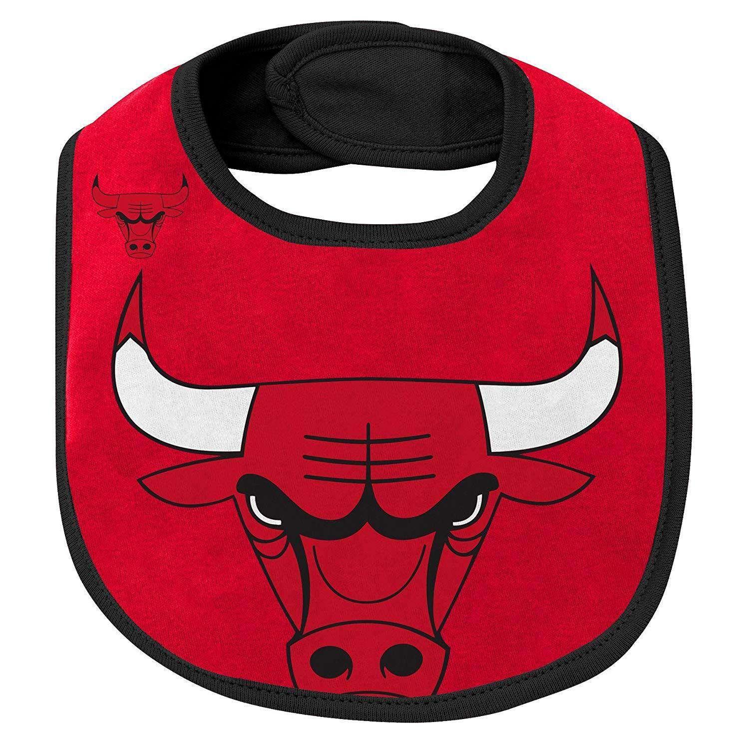 Newborns Chicago Bulls Outerstuff NBA Creeper Bib Bootie Set - Red