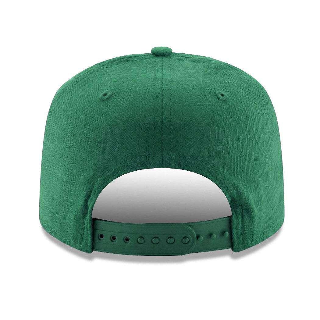 Boston Celtics New Era NBA Team Stretch-Snap 9FIFTY Curved Snapback Hat - Green