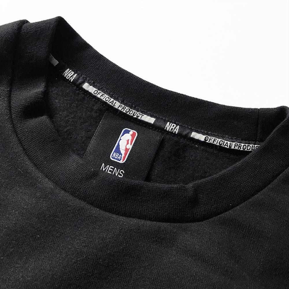 Brooklyn Nets Outerstuff NBA Team Logo Crew Jumper - Black