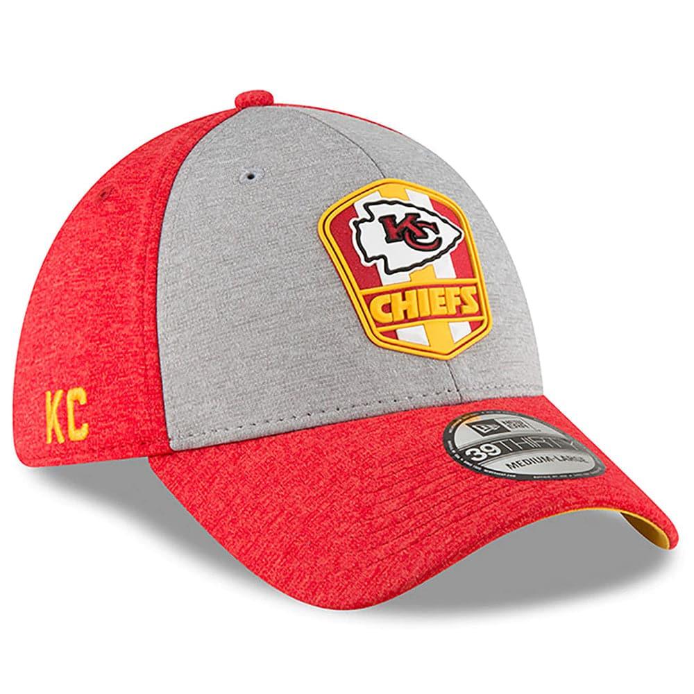 Kansas City Chiefs New Era NFL 2019 Sideline Road 39THIRTY Curve Hat