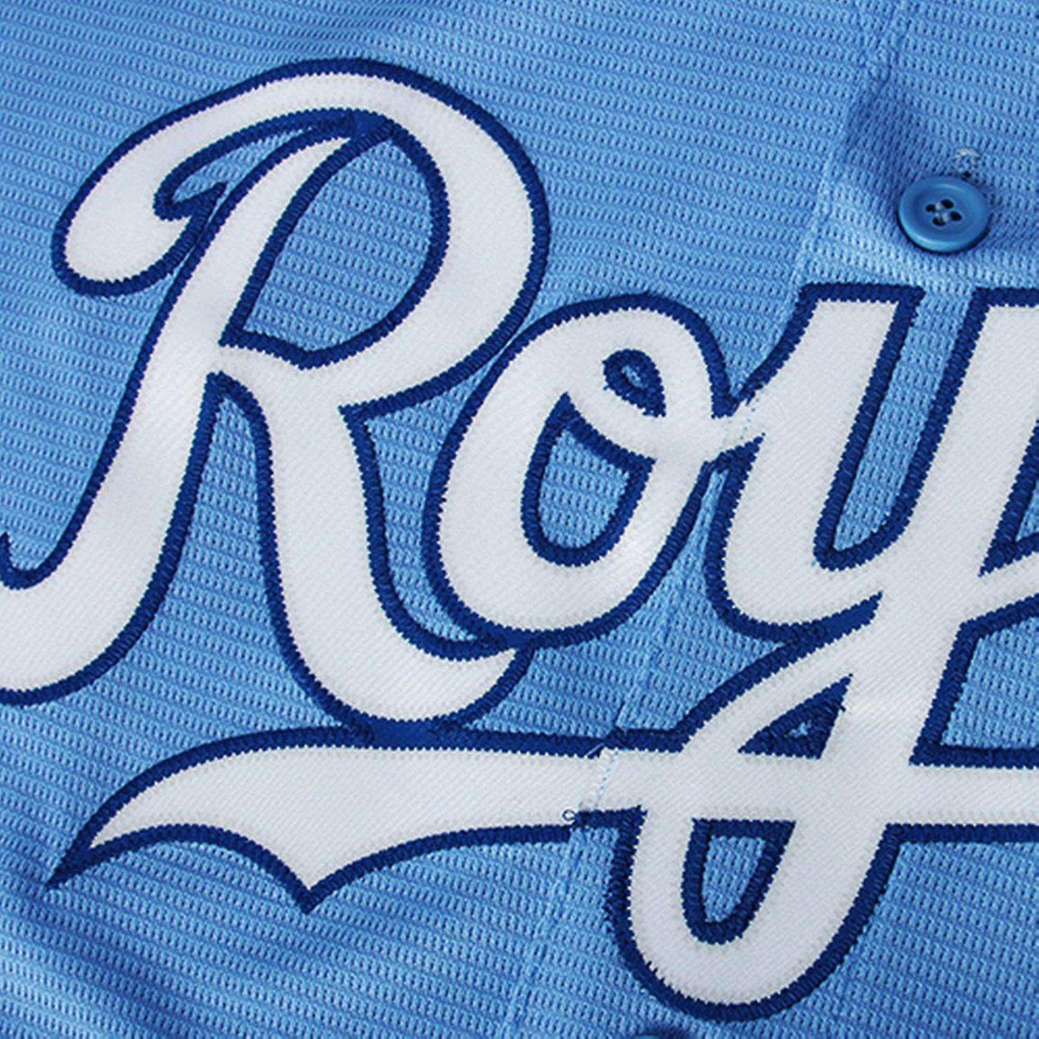 Kansas City Royals Majestic MLB AC Cool Base Replica Jersey - Blue