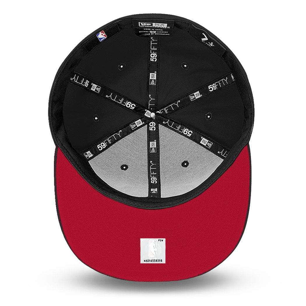 Chicago Bulls New Era NBA Team Pop 59FIFTY Fitted Hat - Black