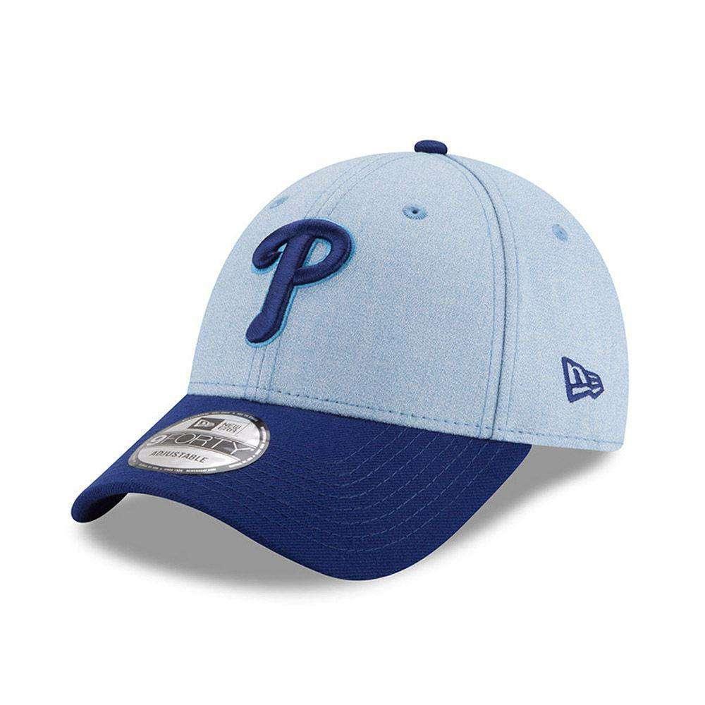 Philadelphia Phillies New Era MLB 2018 Fathers Day 9FORTY Curved Hat - Blue