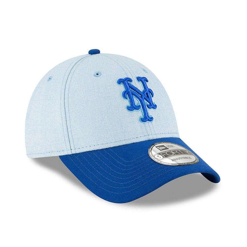 New York Mets New Era MLB 2018 Fathers Day 9FORTY Curved Hat - Blue