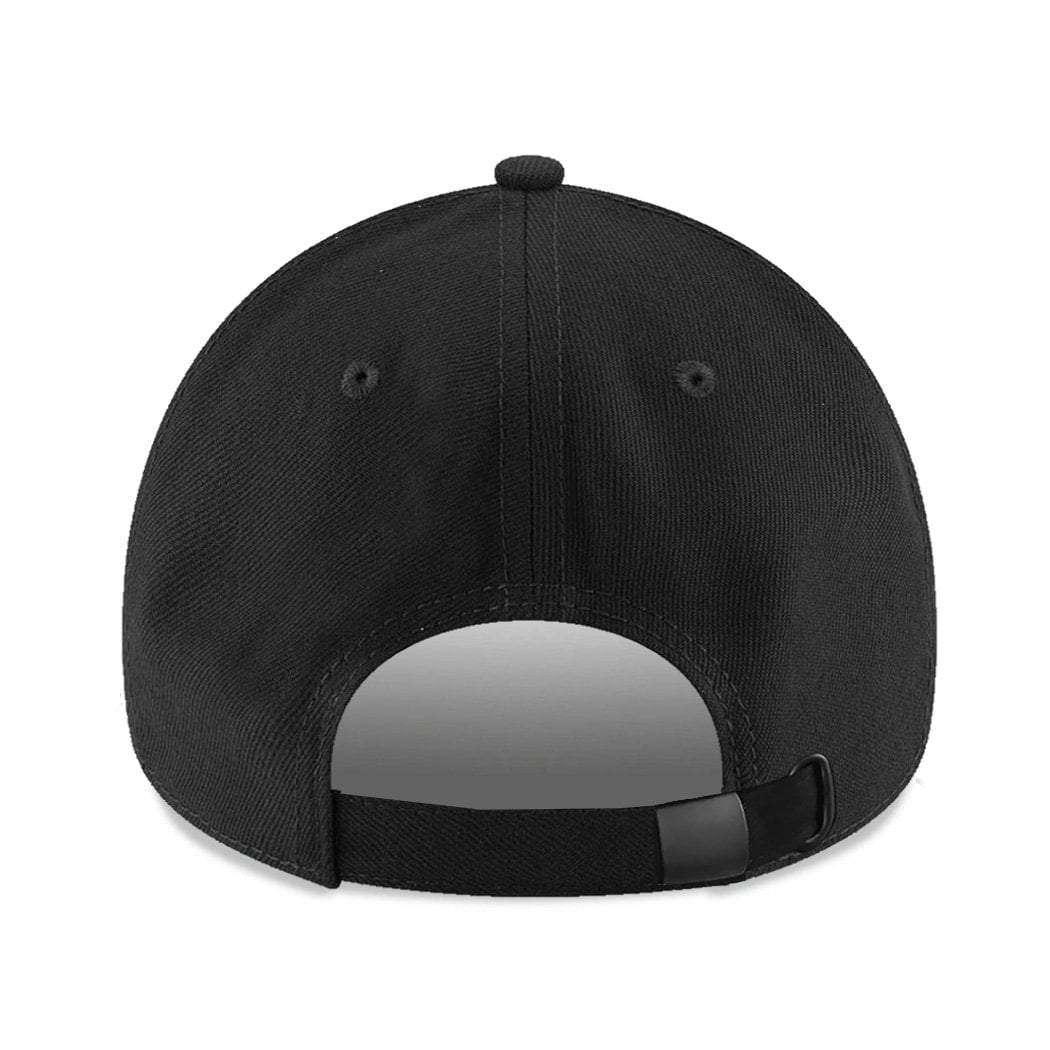 Womens Oakland Raiders New Era NFL Black On Black 9FORTY Curve Hat