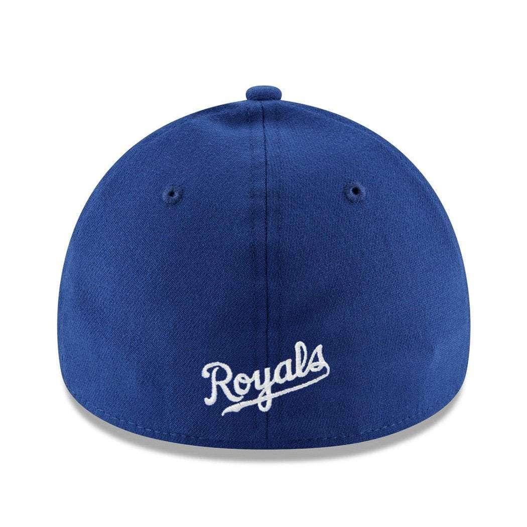 Kansas City Royals New Era MLB Team 39THIRTY Curve Hat - Blue