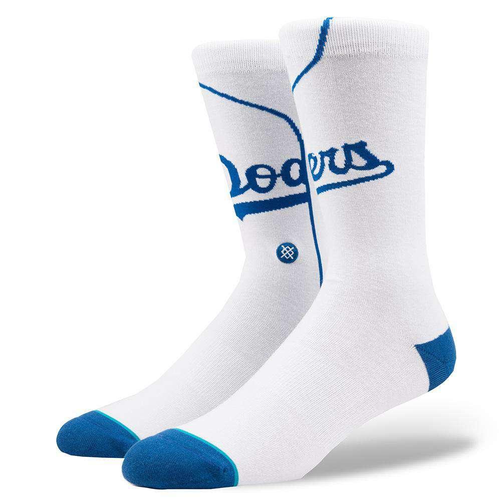 Los Angeles Dodgers Stance MLB Home Jersey Crew Socks -White