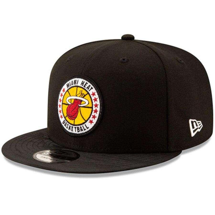 Miami Heat New Era NBA 2018 Tip-Off 9FIFTY Snapback Hat - Black
