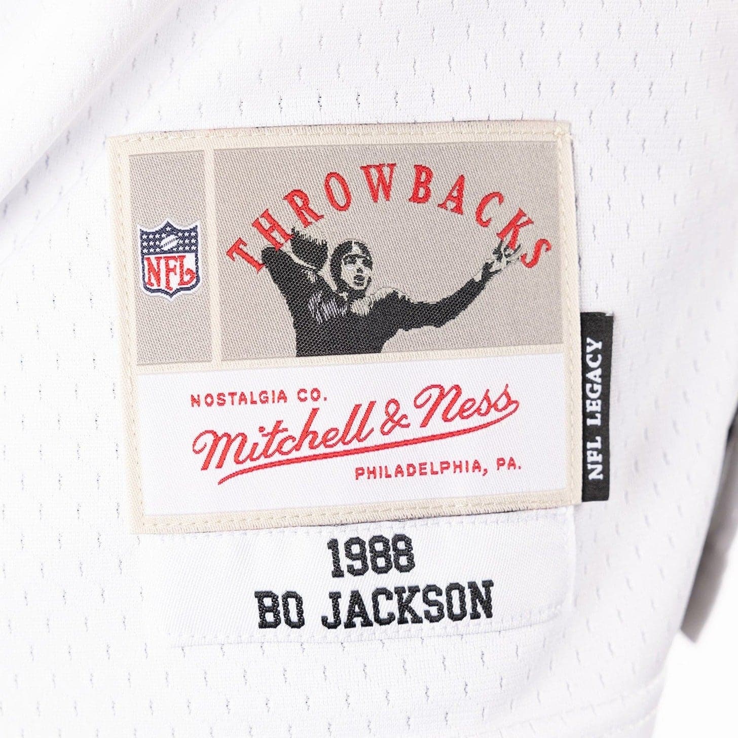 Bo Jackson Las Vegas Raiders Mitchell & Ness NFL 88 Legacy Jersey - White