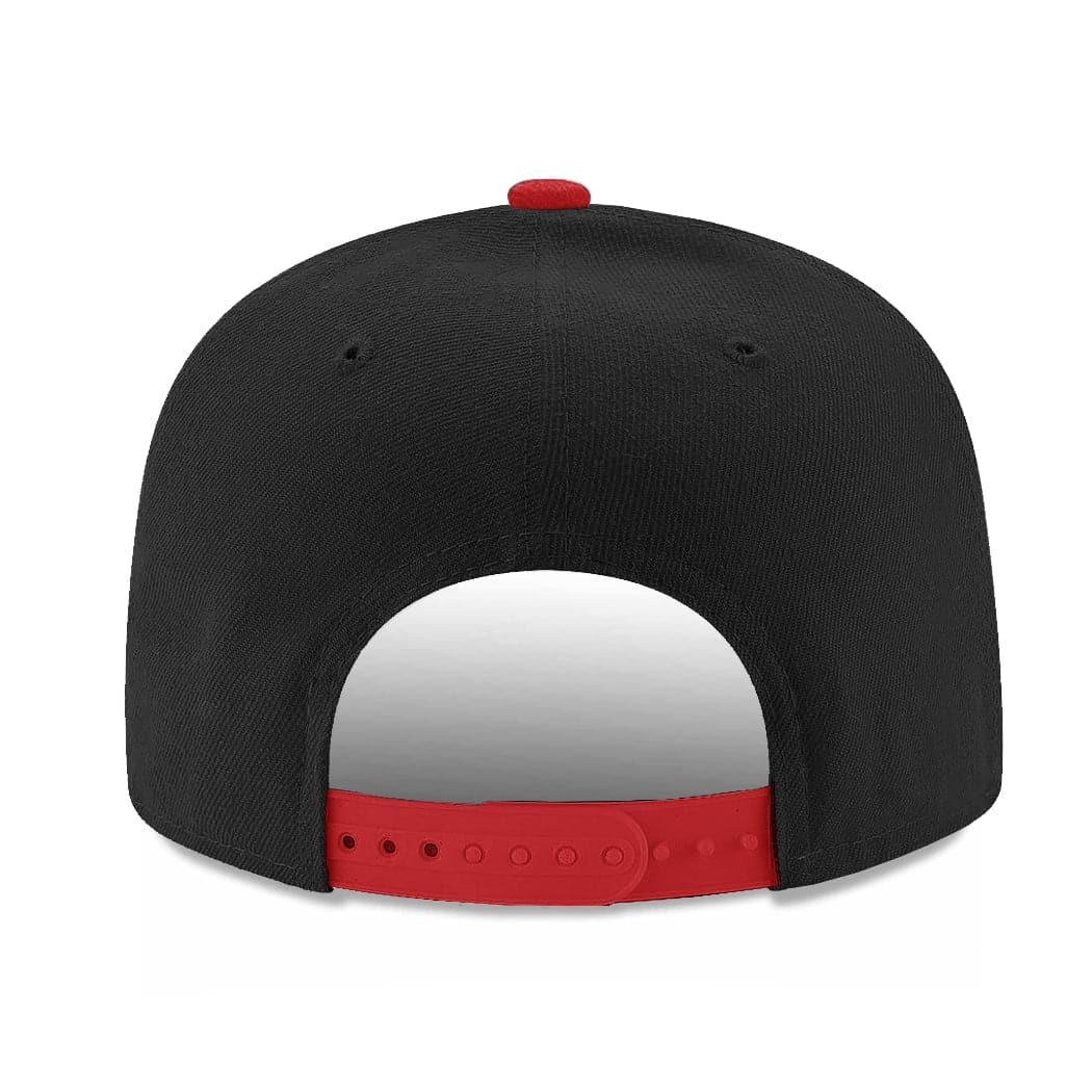 San Francisco 49ers New Era NFL 2 Tone Pre-Curved OF 9FIFTY Snapback Hat - Black