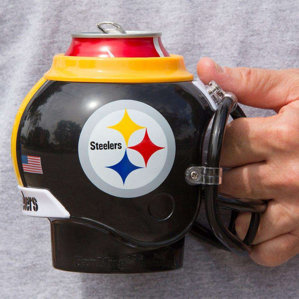 Pittsburgh Steelers FanMug NFL Helmet Can/Multi Purpose Holder