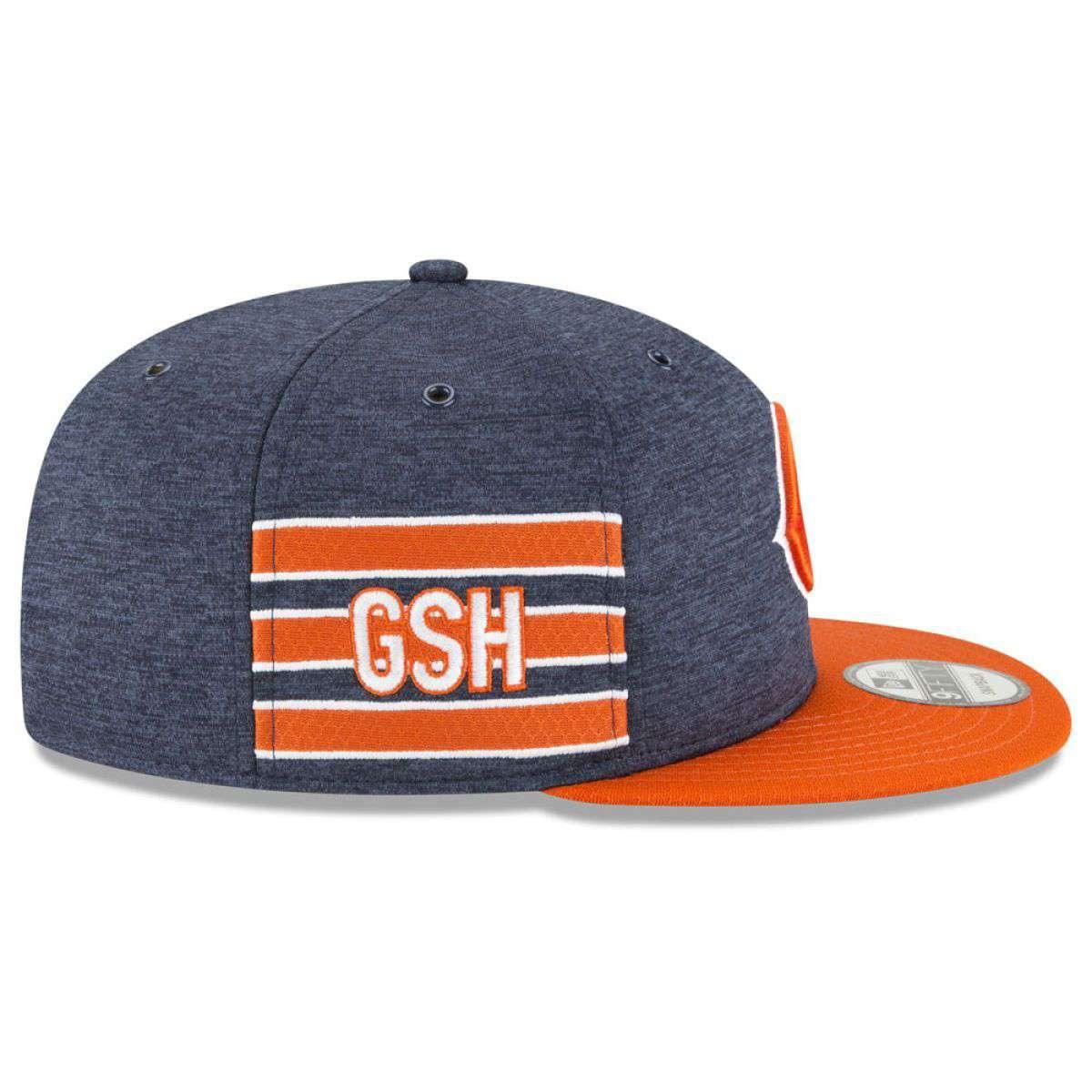 Chicago Bears New Era NFL 2018 Sideline 9FIFTY Snapback Hat - Navy