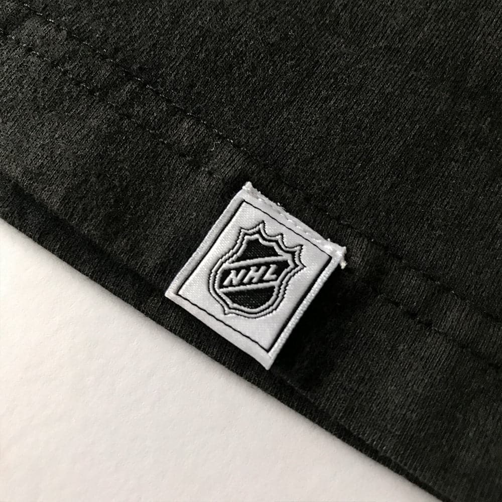 Calgary Flames NHL Distressed Logo Vintage T-Shirt - Black