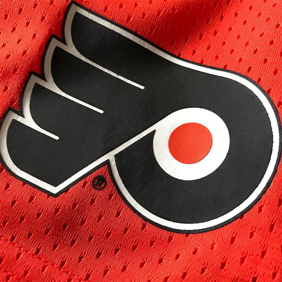 Philadelphia Flyers Majestic NHL Team Mesh Basic Shorts - Orange