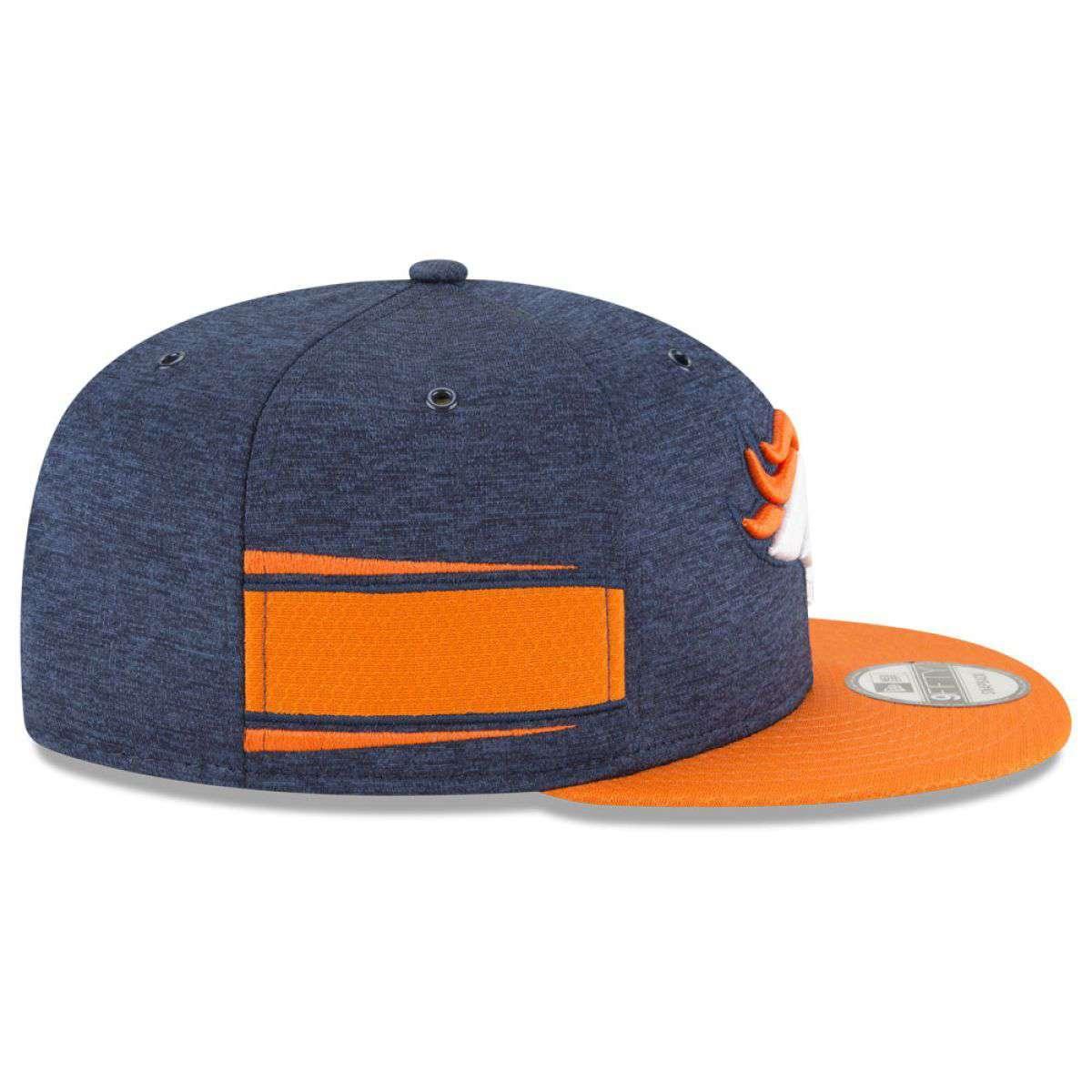 Denver Broncos New Era NFL 2018 Sideline 9FIFTY Snapback Hat - Navy