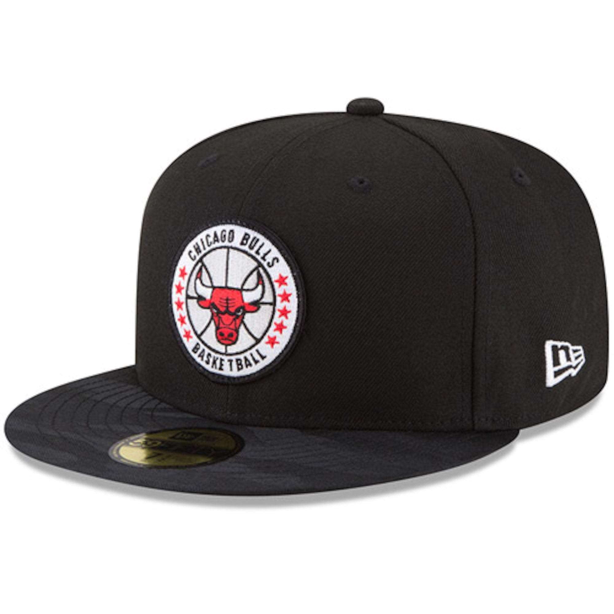 Chicago Bulls New Era NBA 2018 Tip-Off 59FIFTY Fitted Hat - Black