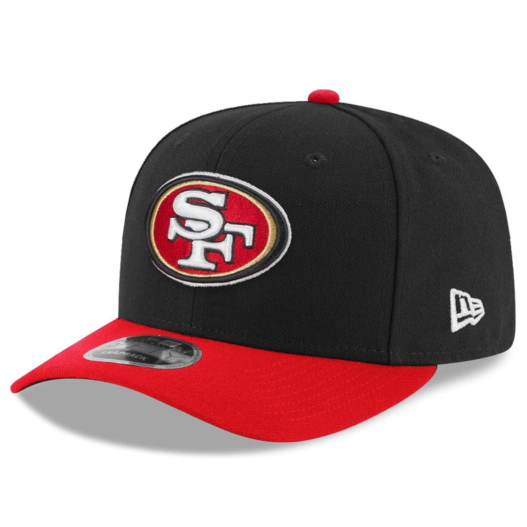 San Francisco 49ers New Era NFL 2 Tone Pre-Curved OF 9FIFTY Snapback Hat - Black