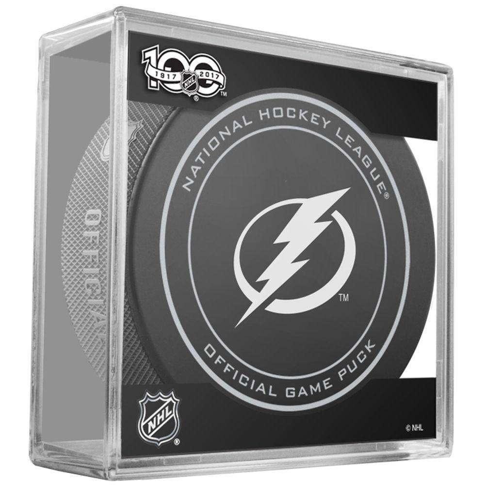 Tampa Bay Lightning Sher-Wood NHL Anniversary Puck w/Case
