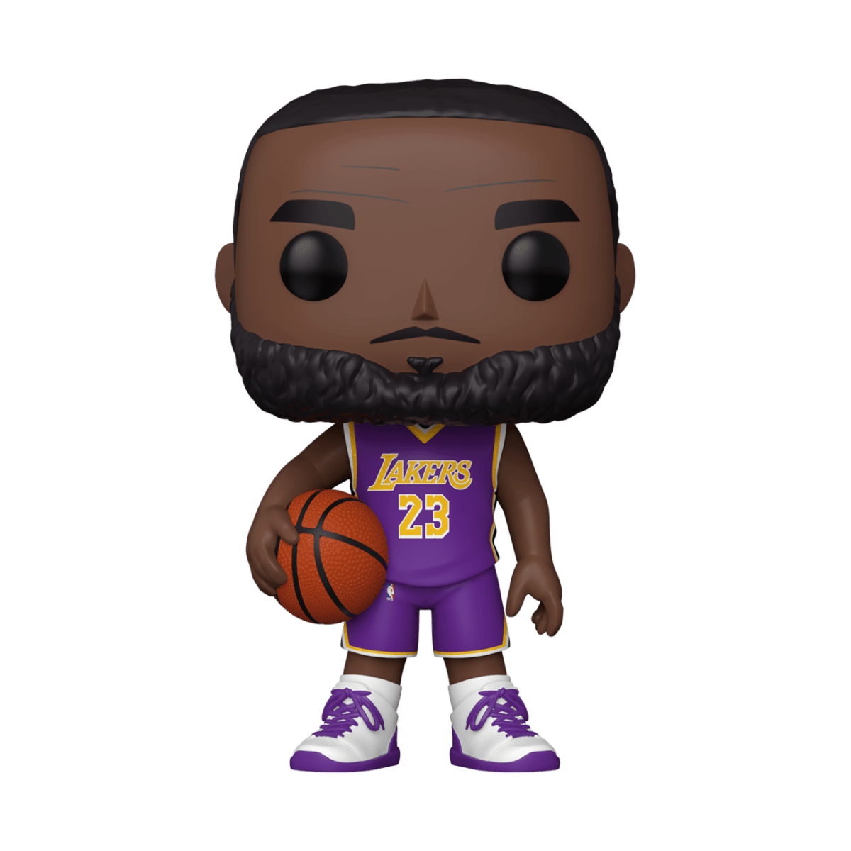 LeBron James Los Angeles Lakers Funko NBA Jumbo 10" 98 Pop Figure - Purple