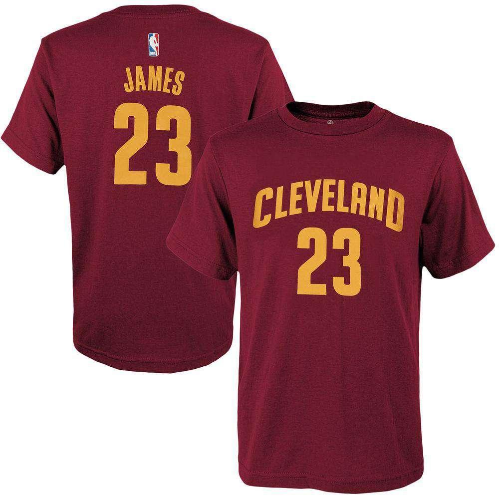 Youths LeBron James Cleveland Cavaliers Outerstuff NBA Player T-Shirt - Wine