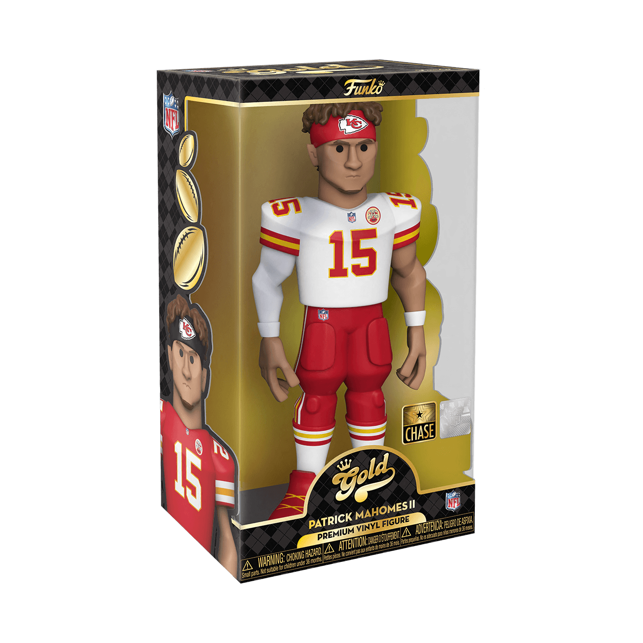 Patrick Mahomes Kansas City Chiefs Funko NFL 12" Jumbo Vinyl Gold Figure