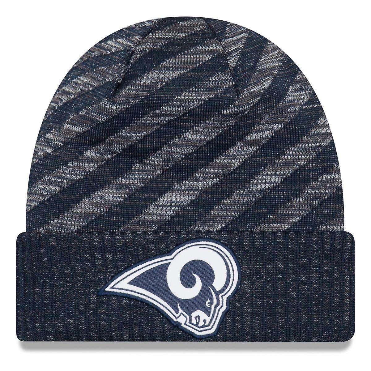 Los Angeles Rams New Era NFL 2018 NFL Sideline TD Knit Beanie - Navy