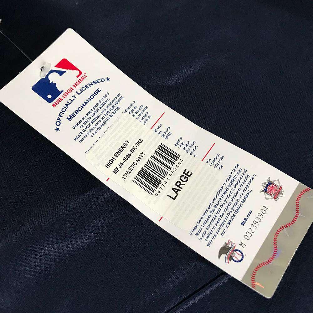 New York Yankees Majestic MLB High Energy Performance Hoodie Jumper - Navy