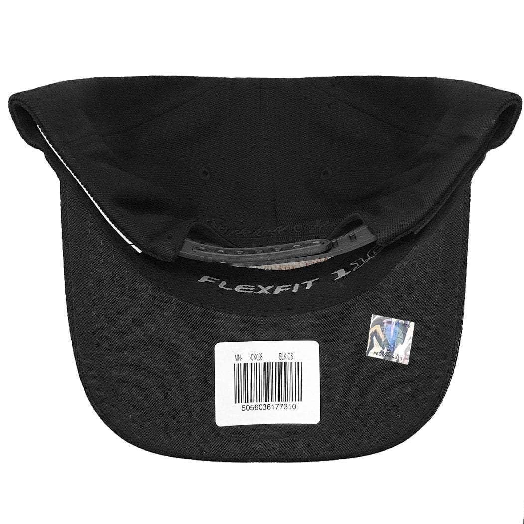 Chicago Bulls Mitchell & Ness NBA All Black 110 Curve Snapback Hat